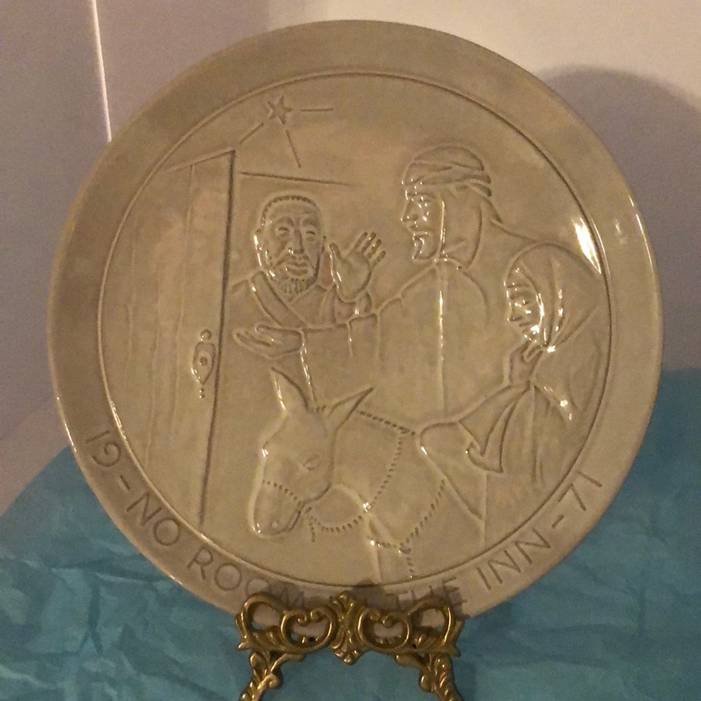 Vintage Frankoma Pottery Christmas 1971